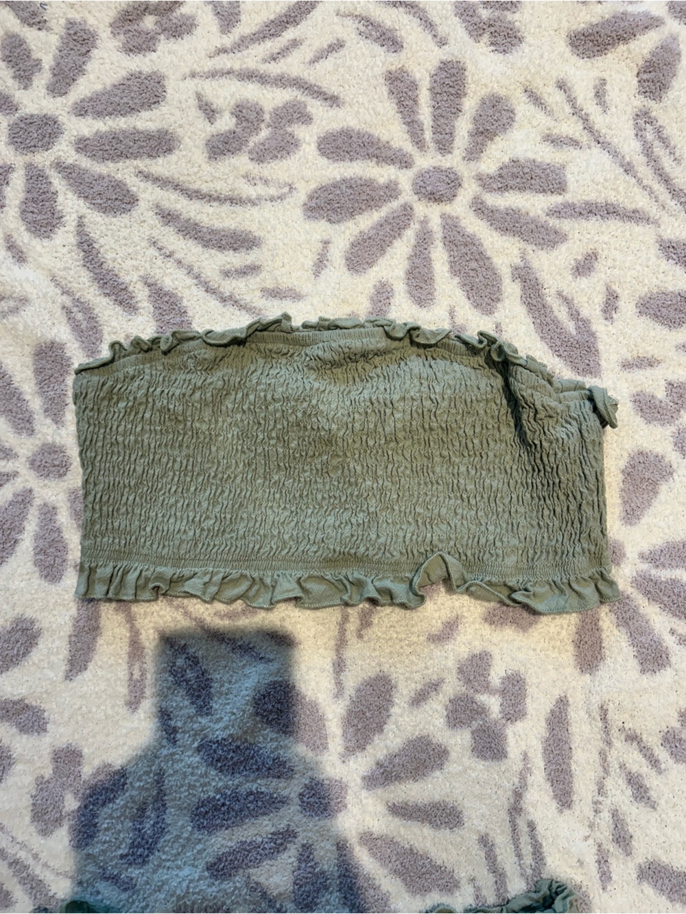 Green Ruffle Skirt Set - Picture 2 of 7